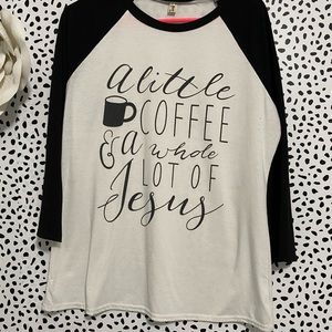3/4 length tee